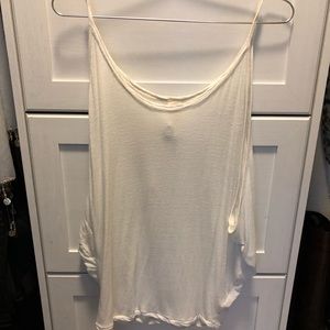 Free People sleeveless white shirt
